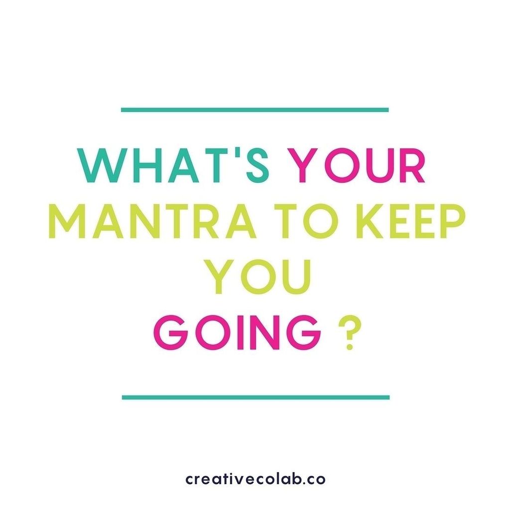 CreativeCoLABco's tweet photo. What do you tell yourself to keep you going even when you don't feel like it? https://t.co/pa8Wyjr8GG https://t.co/Iu40Ug3WIU