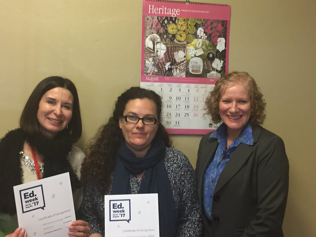 nswschoollang's tweet image. Recognising the commitment and dedication of teacher and SASS @nswschoollang #ILearnWeLearn #EDWeek17