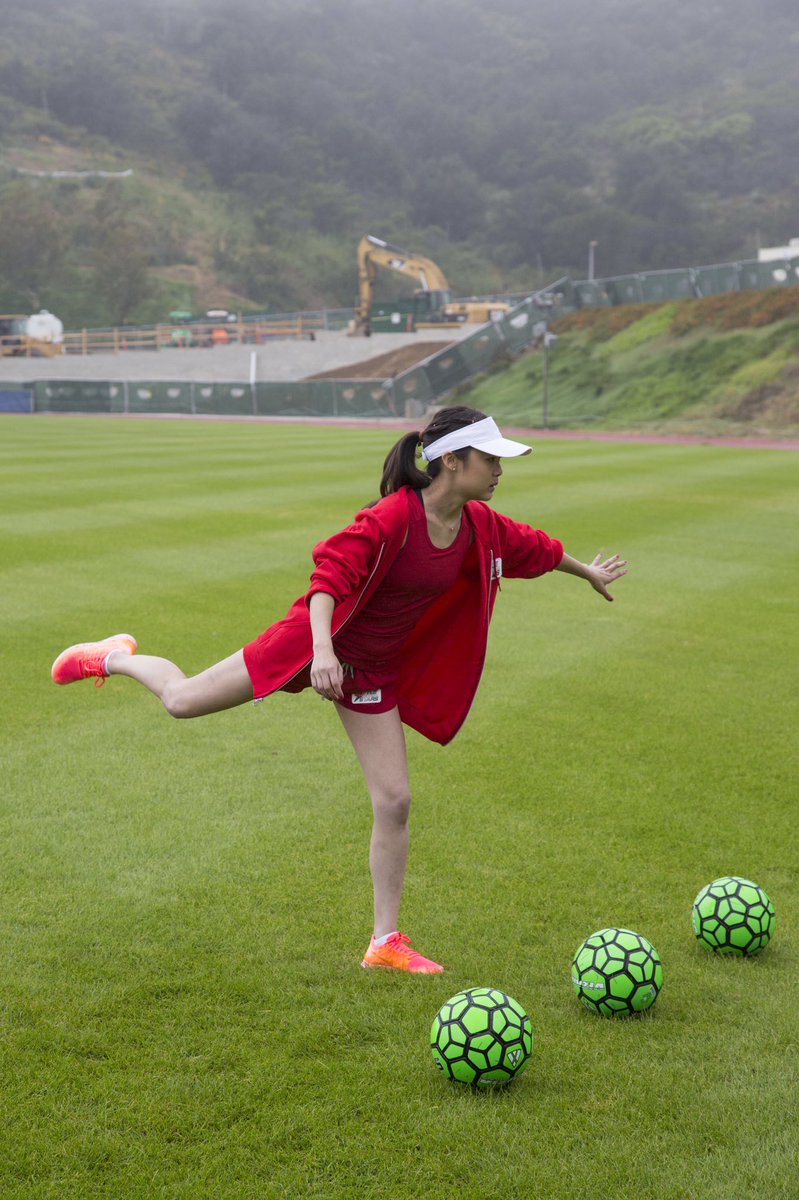 NetworkStarsABC's tweet photo. The brilliant @kristamarieyu wins the soccer challenge to put the TV Kids ahead! https://t.co/K8oBZpyDY8