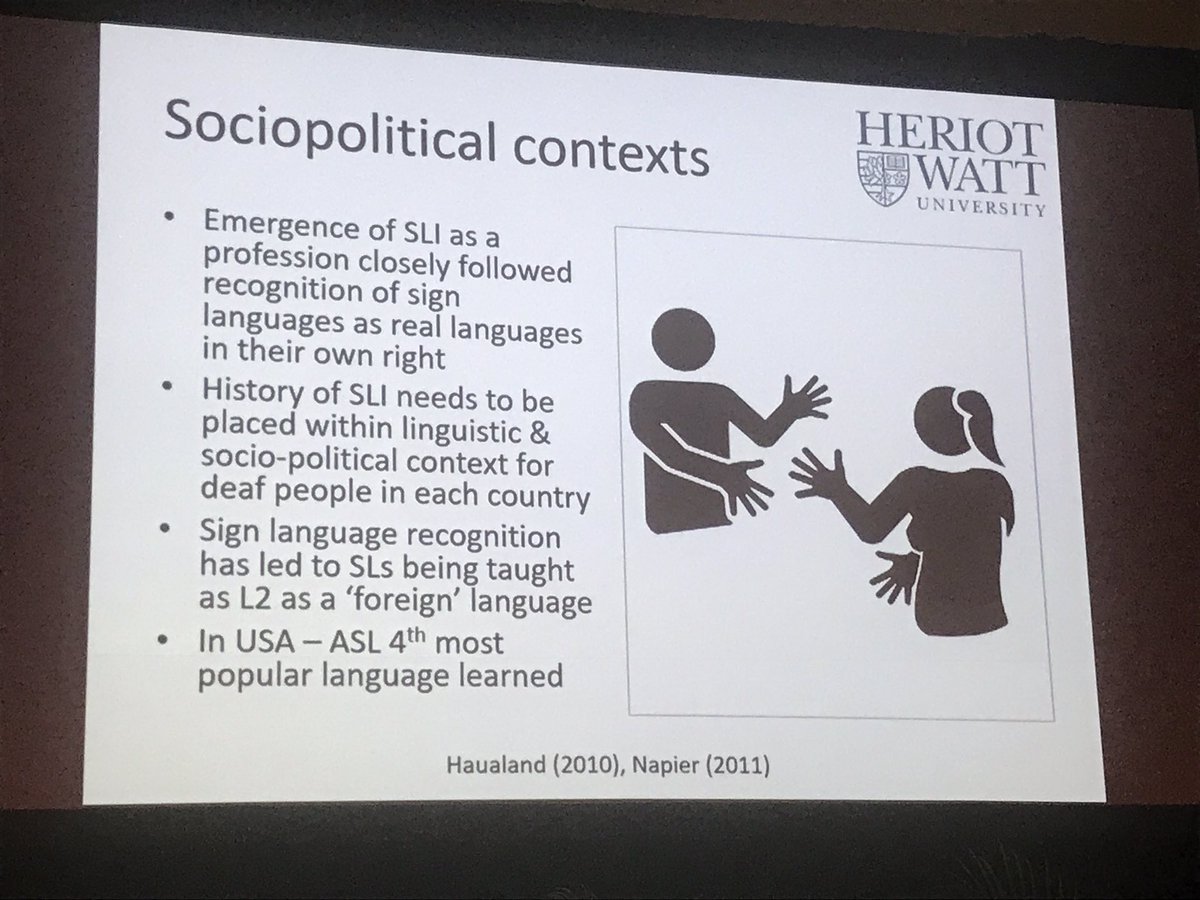 ASL 4th most popular #language learned in the USA #FITCongress2017 <a href="/JeminaNapier/">Prof Jemina Napier, PhD, FAHA, FAcSS, FASLI</a>