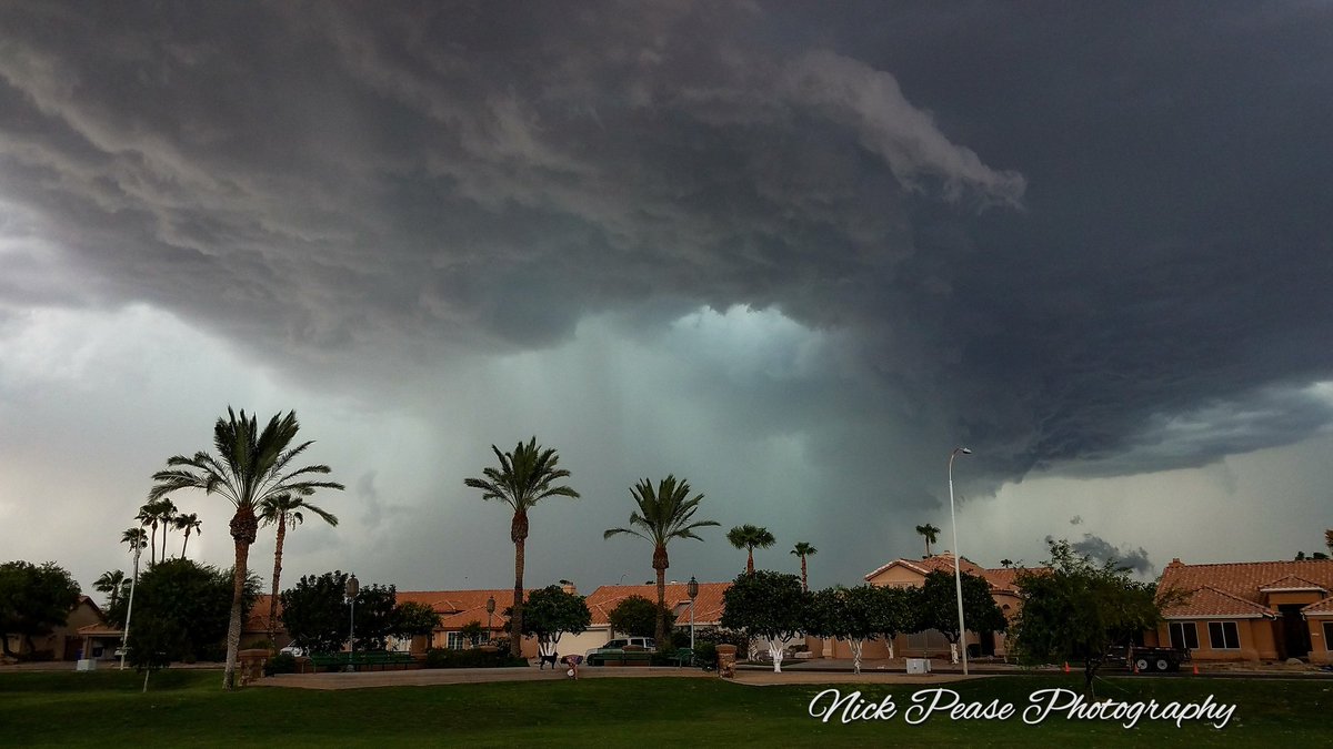 CanofPease34's tweet image. So this happened this evening! Severe t-storm approaching Chandler, AZ. @MattPaceWeather #BeOn12 #azwx #Monsoon2017 #azchasers @JimCantore