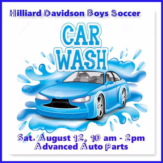 HDHSBoysSoccer's tweet photo. Save the date! Come out to show your support, and we'll leave your car looking good as new 😁 we only work for donations https://t.co/xvSWlgM0cM