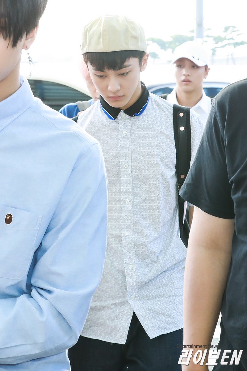 SM_NCT's tweet image. [PRESS] 170804 #NCT127 at Incheon International Airport

#MARK