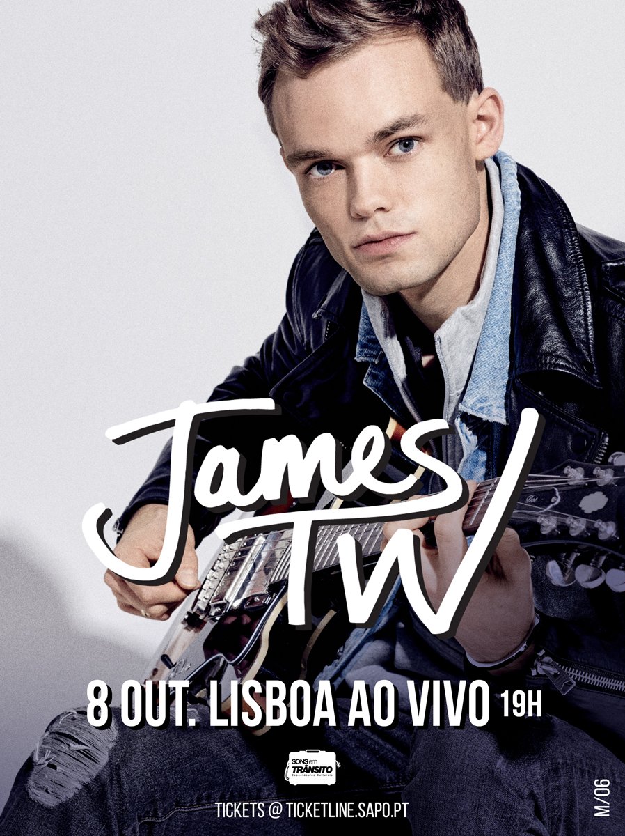 Portugal! I'm coming to play a show in Lisbon on 8th October. I'd love to see you there. Tickets are on sale now 🤘🏼 ticketline.sapo.pt/evento/JAMES-T…