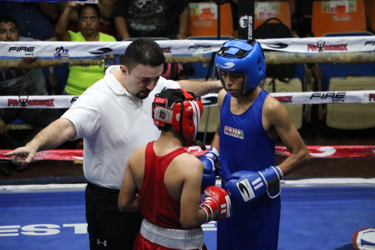 indet_nl's tweet photo. Se lleva a cabo la función de finales del Torneo de Box Amateur José Sulaimán. https://t.co/Xf6V1ShXDt