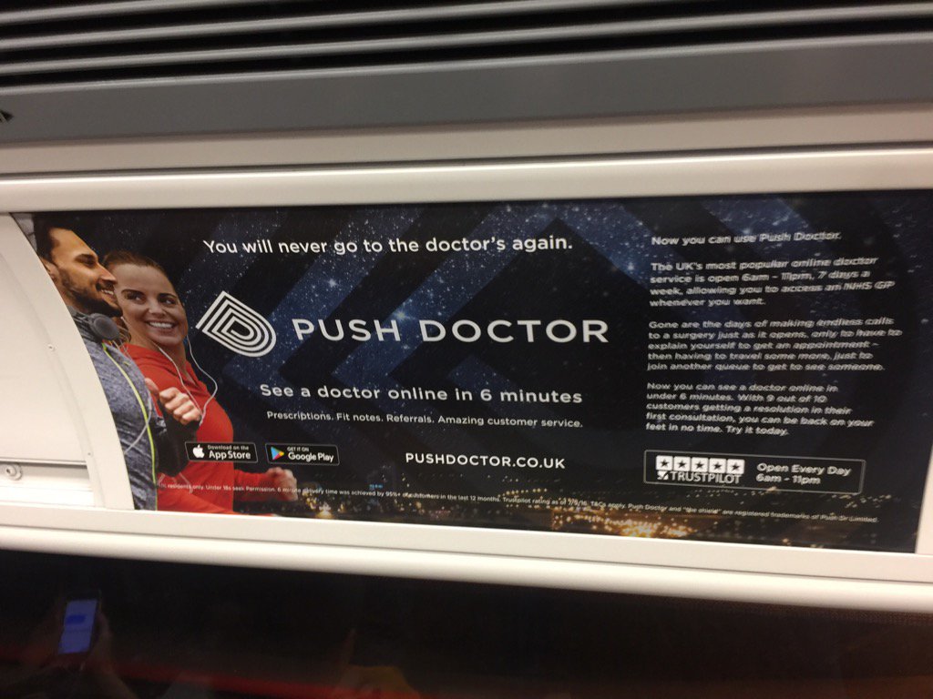 Push doctor tube poster