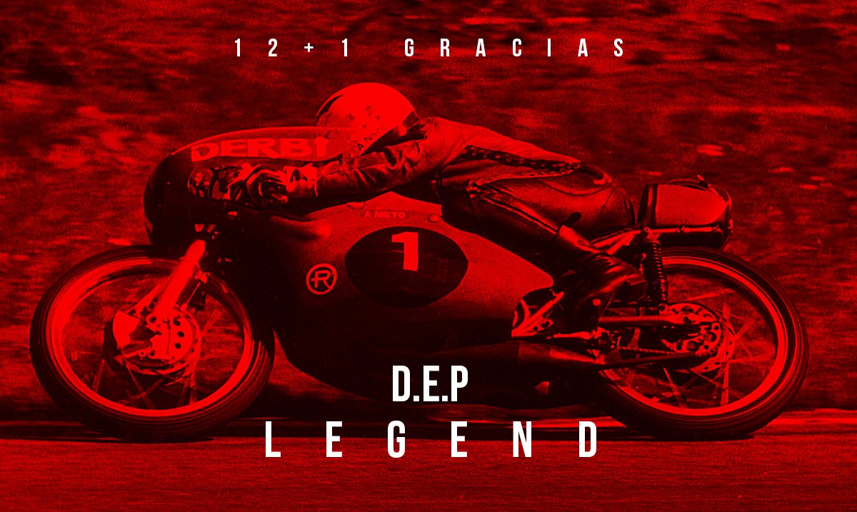 #DEPAngelNieto
Las motos ya no serán lo mismo...mi pequeño homenaje ¡¡monstruo!!