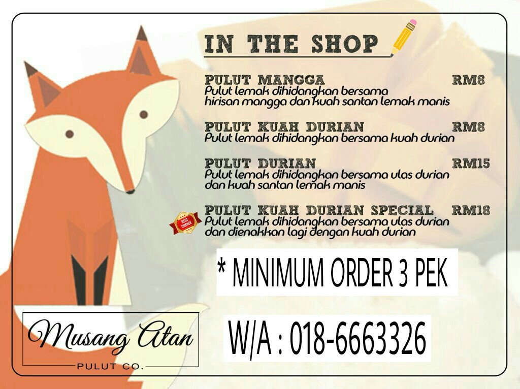 musangatan's tweet photo. 📌  BANGI
📅  5 OGOS SABTU
⌚  10 a.m - 12 p.m
📱  W/A 018-6663326 

*minimum order 3 pek 
*order &amp; pertanyaan melalui WA https://t.co/bFs1lDCi4L