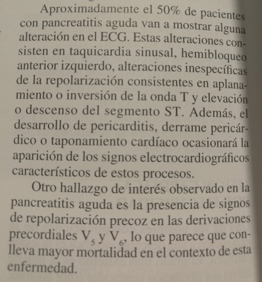 urgenciasemerge's tweet photo. #Electrocardiograma y pancreatitis. #ECGTips #EKGtips #EKG #ECG #FOAMed #FOANed https://t.co/7GhOHc7f0M