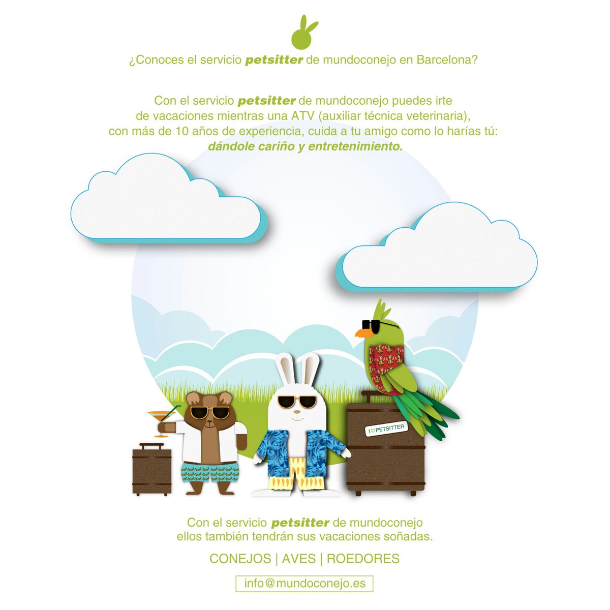 Mundo_Conejo's tweet photo. Di NO al abandono por vacaciones! https://t.co/bUGzwGZczM