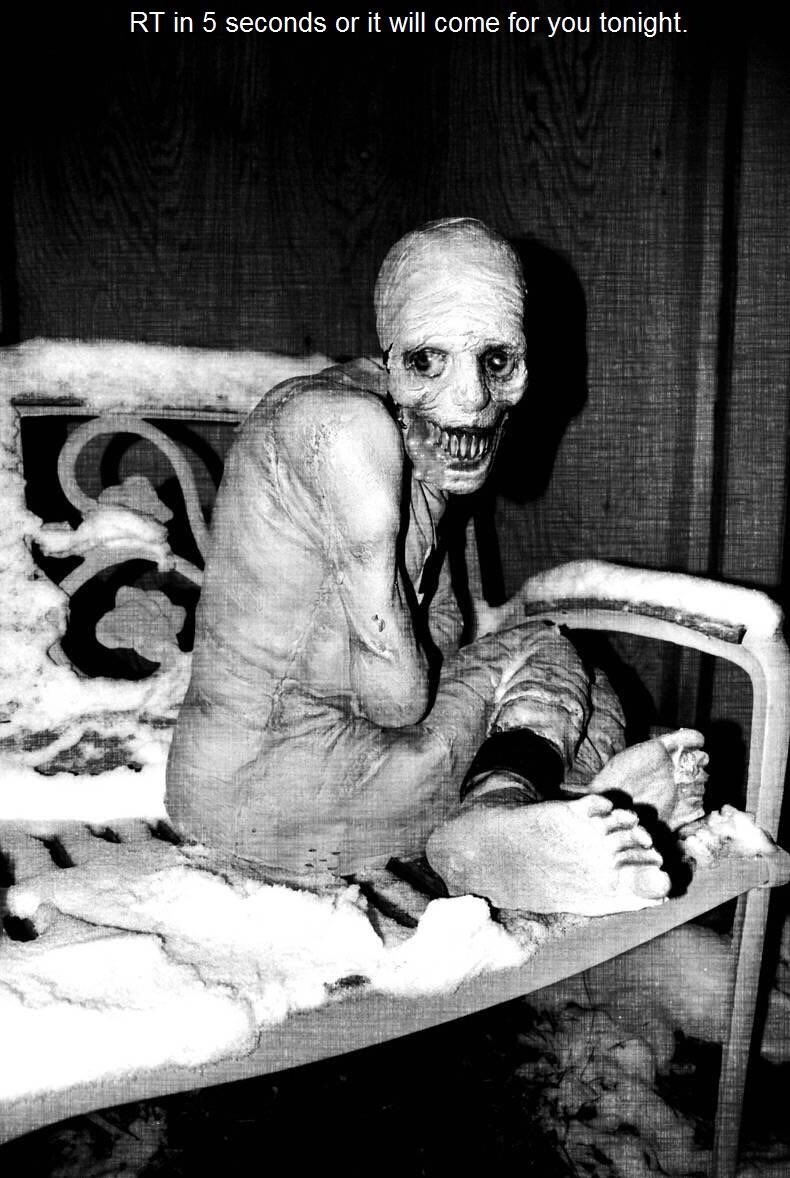 Rt in 5 seconds or it will come tonight.