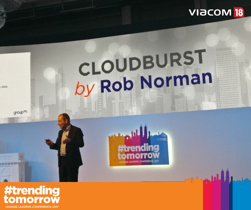 viacom18's tweet photo. Our first session kick-starts with @robnorman, Chairman, @GroupMIndia at #ChangeLeadersConference. #TrendingTomorrow https://t.co/IPgkf3Xa1B