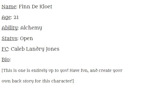 Finn De Kloet - Student