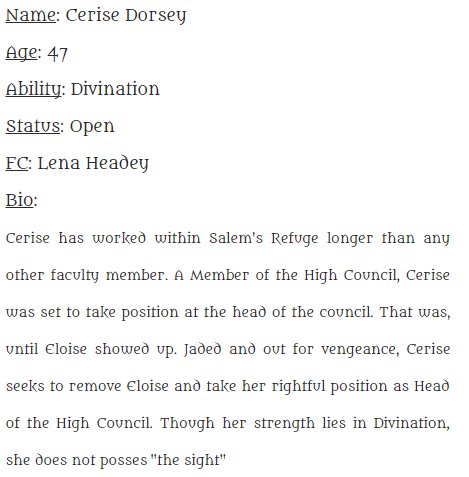 Cerise Dorsey - Faculty