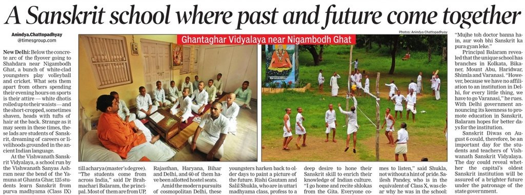 My story on how an unknown 59 yr old school fight to revive indian ancient language <a href="/msisodia/">Manish Sisodia</a> <a href="/CMODelhii/">CMODelhi</a> <a href="/AAPgovtdelhi/">CMOdelhi</a> <a href="/TOIDelhi/">TOI Delhi</a>