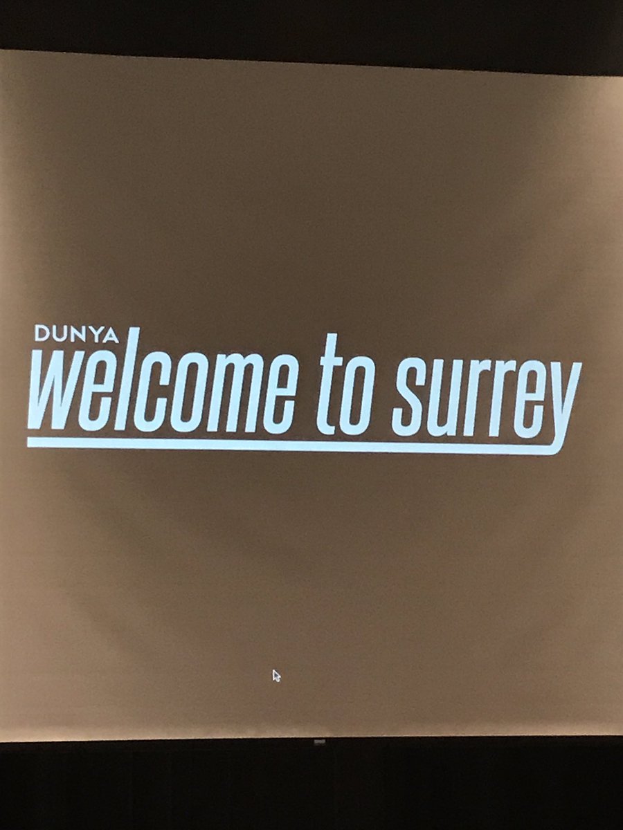 #WelcomeToSurrey to be available for viewing on line in about 3 weeks. Thanks to everyone for all the support and well wishes. @dunya_ca