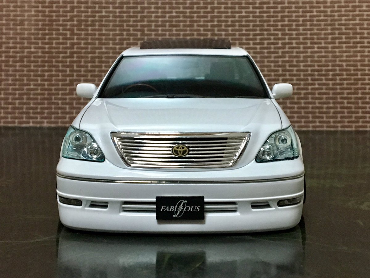 アオシマの30セルシオ後期完成！ ファブレスエアロ、エイムゲイン