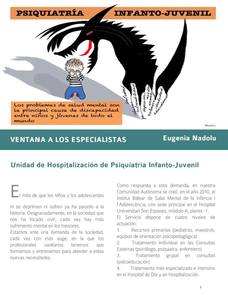 Redes_HUSE's tweet photo. 📌Ventana a los Especialistas en #RedesHUSE 👉🏻conoce la unidad de Salud Mental Infanto-Juvenil por su supervisora 🔗 https://t.co/ofATSLFKfW https://t.co/ef8ol9W1LH
