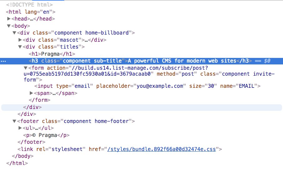 <a href="/PragmaApp/">Pragma 🎨🛠🚀</a> Peek under the hood: nice and tidy HTML