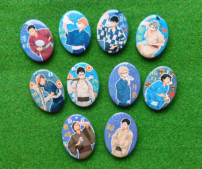 ハイキュー 夏祭り2015 缶バッチ タカラトミーアーツ公式 على X: 