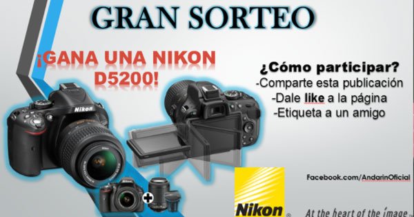 premioscom's tweet image. Si quieres una cámara #Nikon nueva y gratis solo tienes que participar en este #sorteo 👉 bit.ly/2uWNd8X