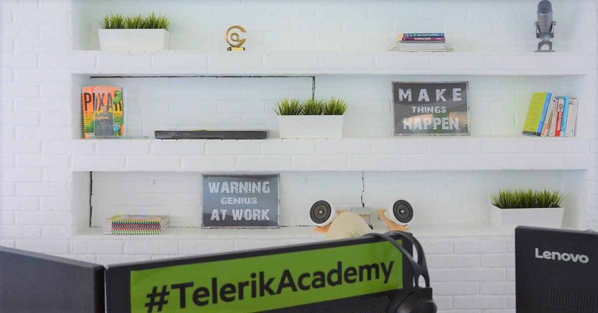TelerikAcademy's tweet image. Make Things Happen!
#TelerikAcademyTeam