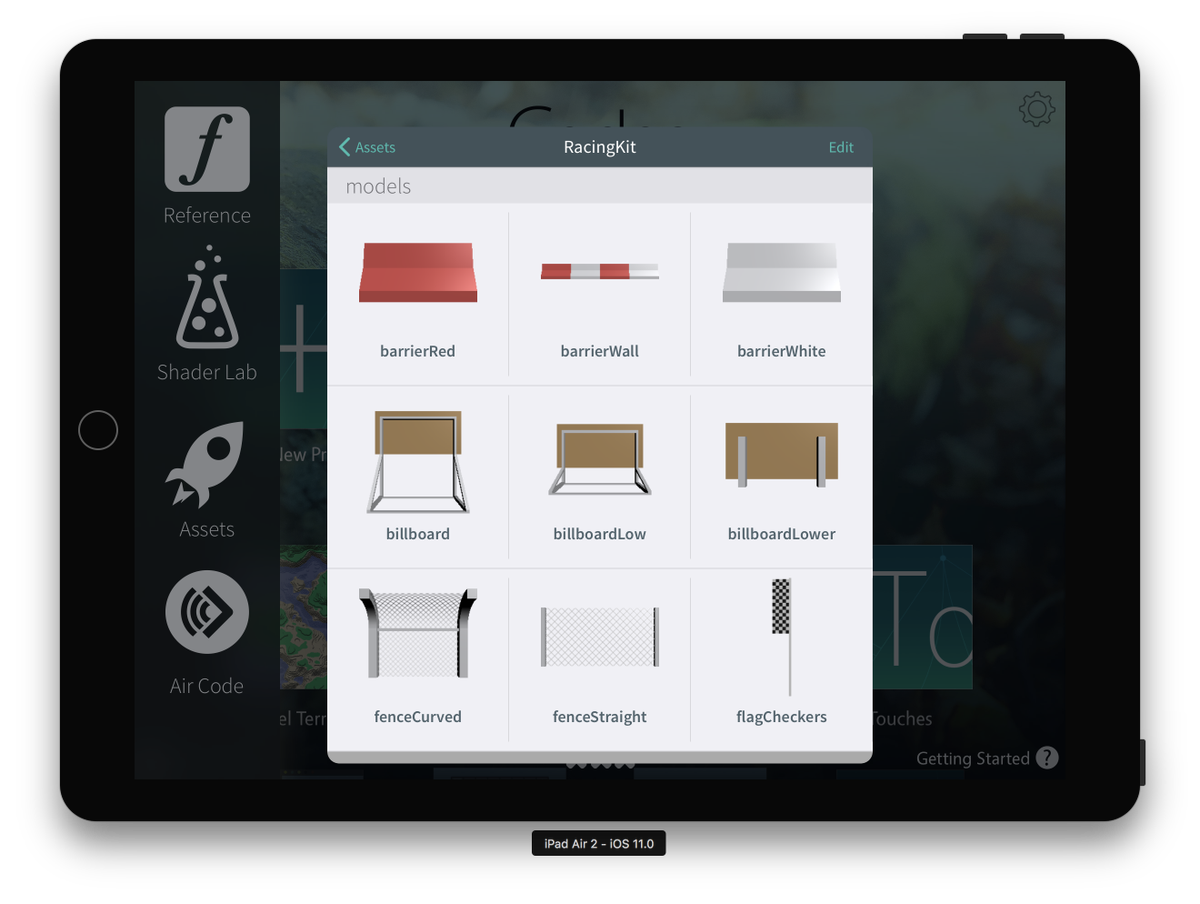 johntwolives's tweet image. Just added 3D Model previews to the asset picker. Much easier to pick out what you want! #Codea #indiedev