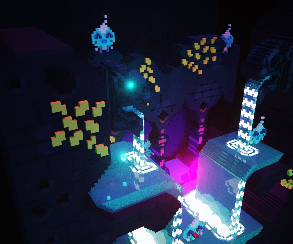 Morning voxels! Simon Swordstick renders...  #magicavoxel #voxels #pixelart #indiedev  #Pixels