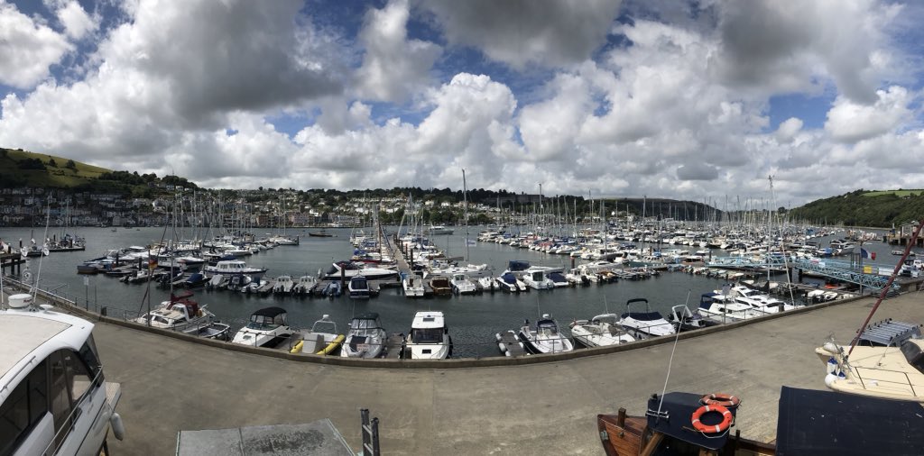 Great views from the Steam Packet Inn <a href="/SPI_Kingswear/">Steam Packet Inn</a> #Dartmouth #Devon