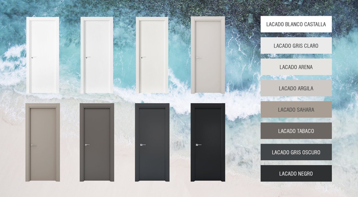 puertascastalla's tweet photo. Los colores lacados de Puertas Castalla son esenciales para esta temporada. Diseño y tendencia para tu puerta. #puertasinterior #diseño https://t.co/hCroLO4y8Z