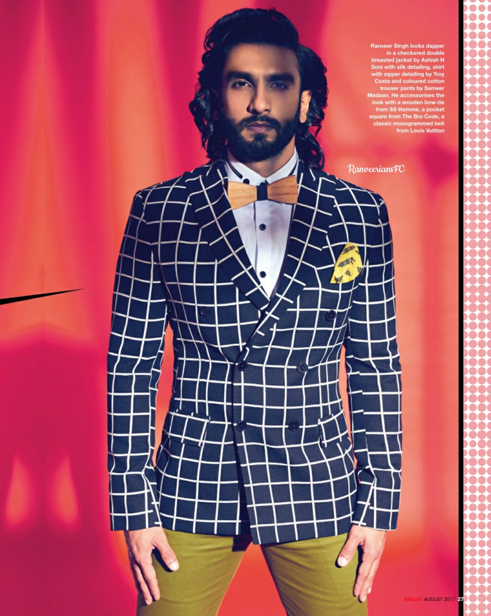 design ranveer singh coat pant