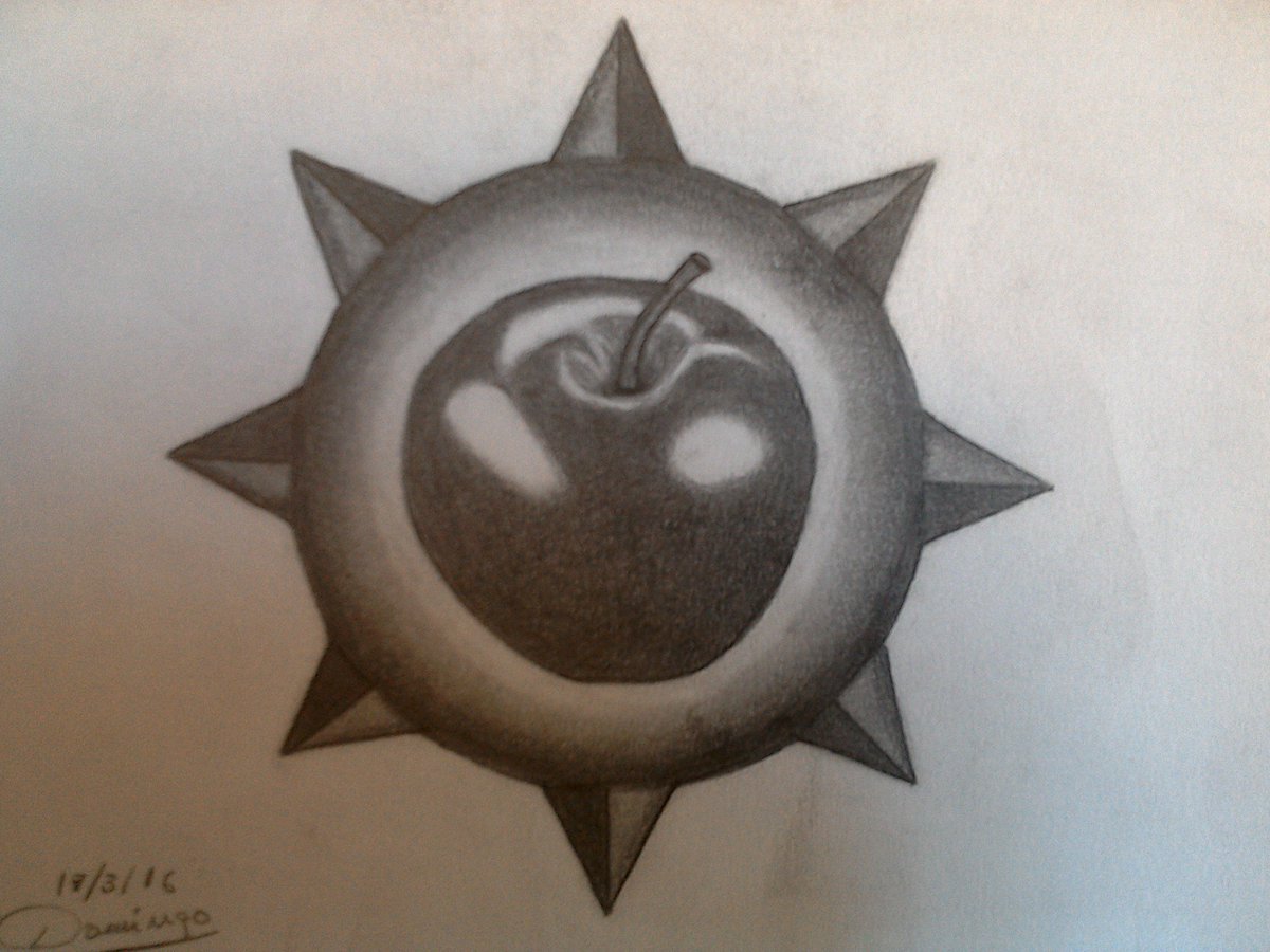 Manzana engranada.😘😘😙