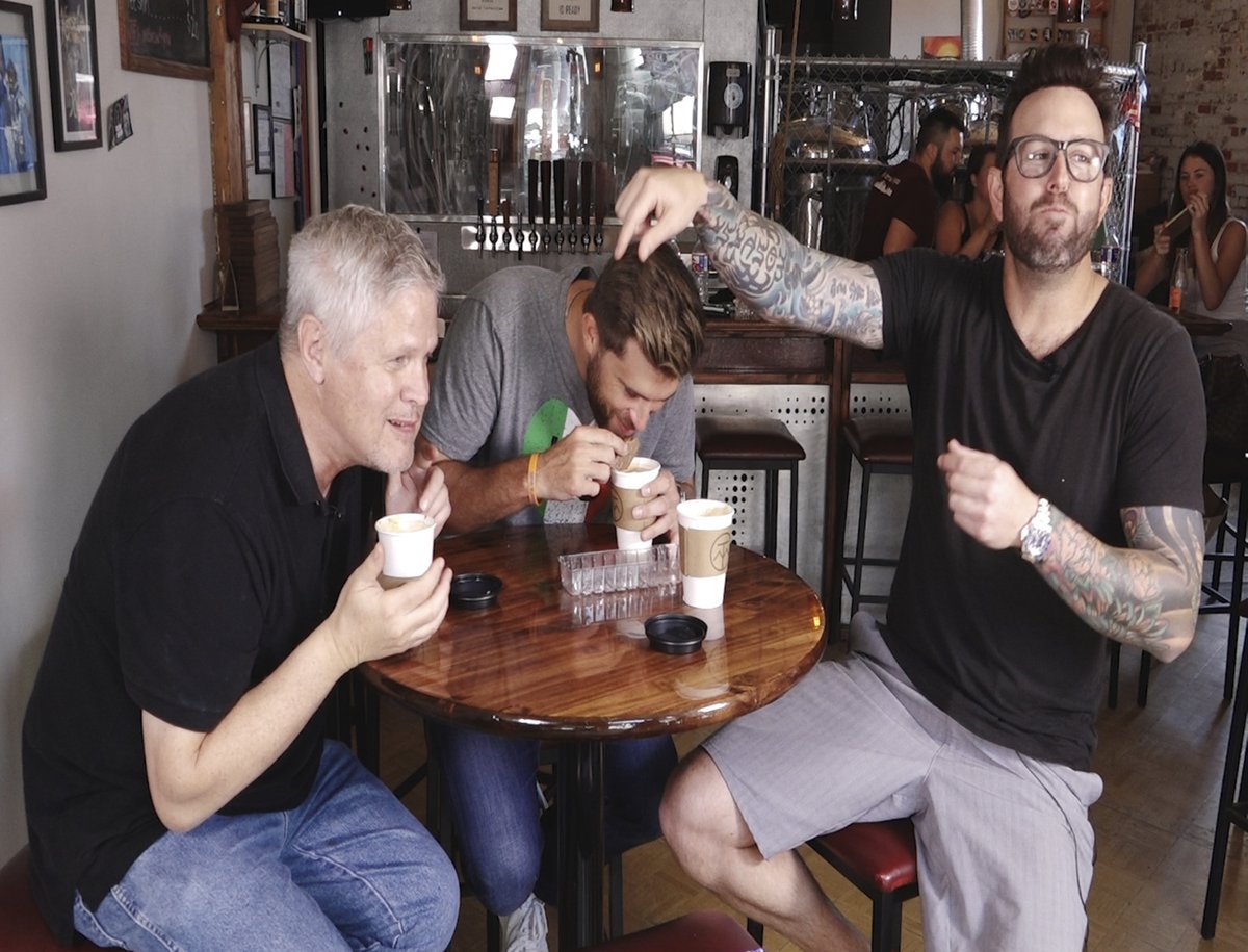 Drew Butera and Peter Moylan dropped by to enjoy some Pie Hole and beer with us, talk Aussie meat pies and baseball! ow.ly/50l730e929O