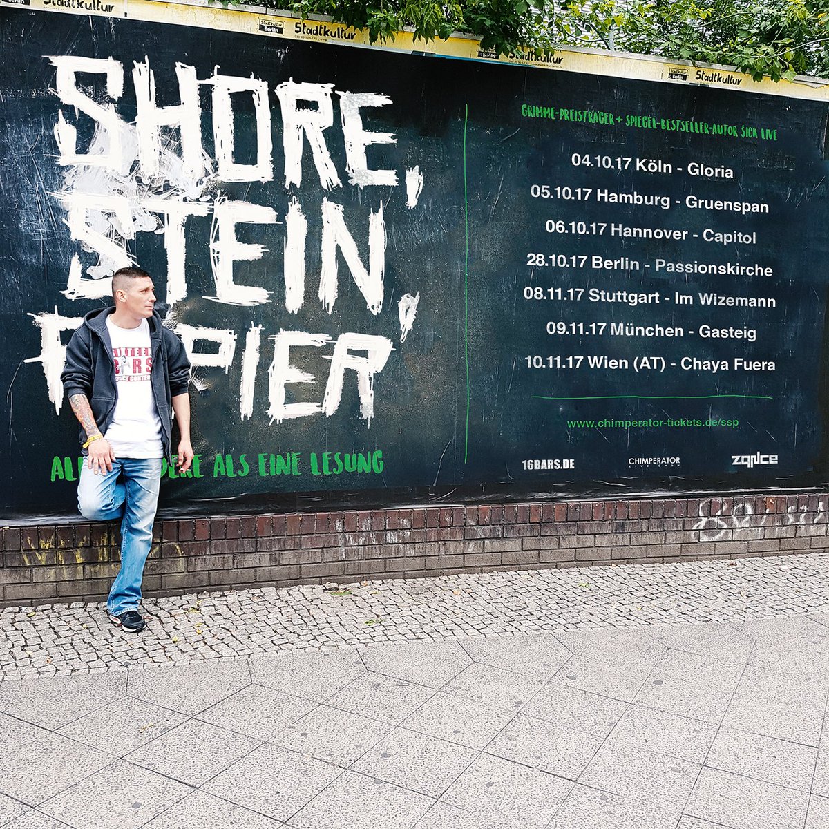 zqnce's tweet photo. "Shore, Stein, Papier"auf Tour! Tickets --->>>> https://t.co/hr52wZhpjo https://t.co/eZpJwdDP6j