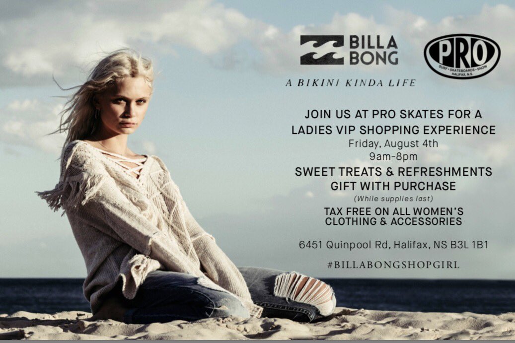 FistFullaFives's tweet photo. Heh ladies! Head over to @ProSkates today for a VIP shopping experience! #halifax #proskates https://t.co/4tC0Ar3ytS