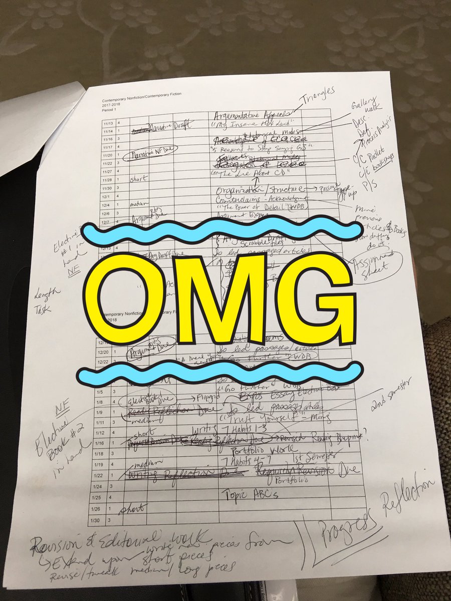 oonziela's tweet photo. The early stages of lesson planning is such smooth sailing #saidoonanever #brainbreaktime https://t.co/JFEi9eziaJ