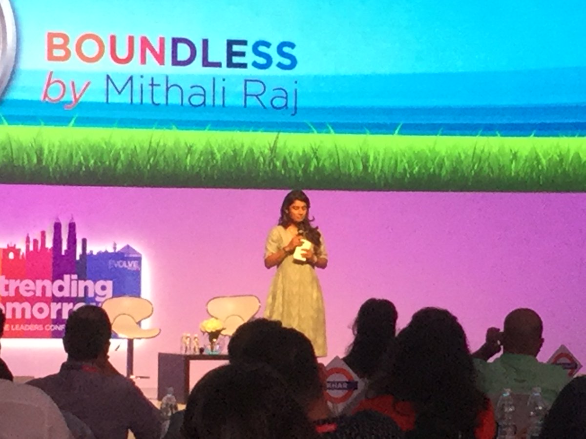 Ranjan_Narayan's tweet photo. Good fortune to be listening to captain of Indian women's cricket team @M_Raj03 #TrendingTomorrow #ChangeLeadersConference @viacom18 https://t.co/Mdsz5LTHR8