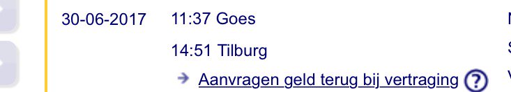 iljaaaa_x's tweet photo. @NS_online hoi, mijn claim bij vertraging is afgewezen omdat er "geen of onvoldoende vertraging geconstateerd" is. Dit snap ik niet? https://t.co/mGRQf7dwEU