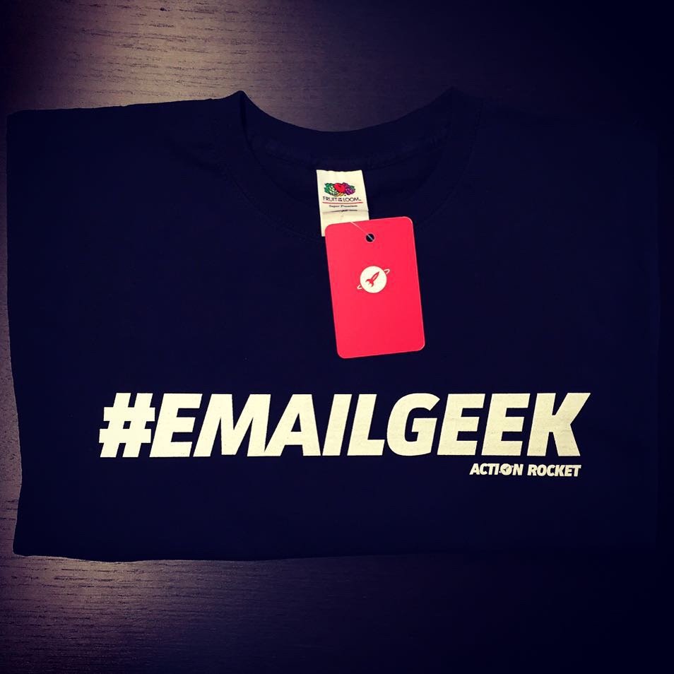 ActionRocket's tweet photo. We have swag! Come find us at @iamelliot’s table at Speed Networking #Litmuslive #emailfamous https://t.co/HApgXTSP7j