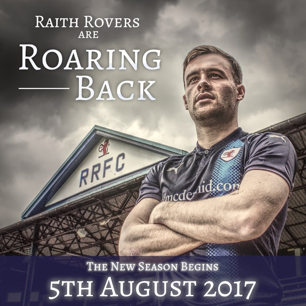 RaithRovers's tweet photo. Just 24 hours to go until the new league season begins, as we take on Alloa at the Indodrill Stadium.  #RoaringBack #spfl https://t.co/dC4jpADHOs