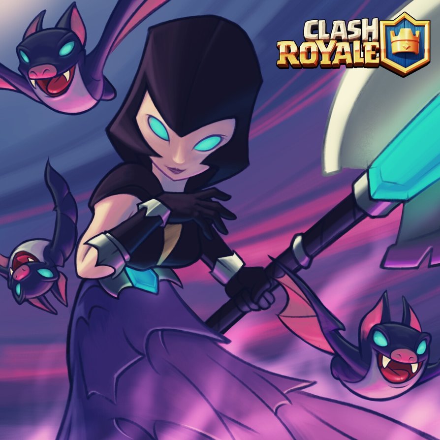ClashRoyale's tweet photo. "Night Witch" by @RouhanGhulam https://t.co/EfyNm5BRUZ