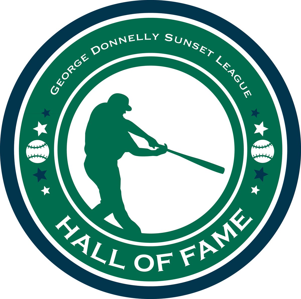 kristahevenor's tweet photo. New hall of fame logo for the George Donnelly Sunset League in #NewportRI! @NewportSocial @NewportPatch @NewportPatch #RIDesigner https://t.co/WlvPF5UUa8