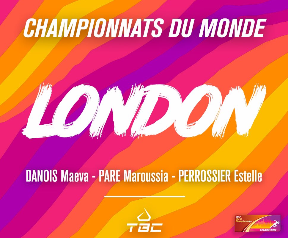 TBC_mc's tweet photo. #IAAFworlds 3 athlètes de @thebelloucompany représenteront la #TeamFRANCE au plus haut niveau Mondial !
Infos &amp; détails à venir.

#tbc_mc https://t.co/Du0KQfkOPO