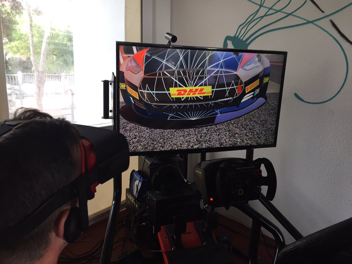 EGTChampionship's tweet photo. @markgemmell test drives the Electric GT #VirdualRace.
More information visit https://t.co/H83Eh1oYPV
#GamingNews #HiSpeedSim #AgeofLight https://t.co/FqvhBvBjfx