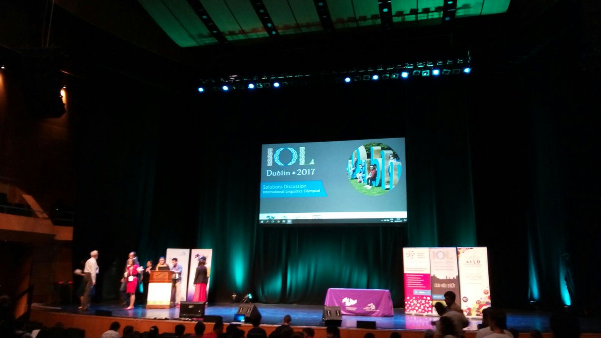 ole_ling's tweet photo. Solutions to problems will be revealed this morning, results only this afternoon. What a exciting day at #IOL2017! https://t.co/6d7d3YldHw