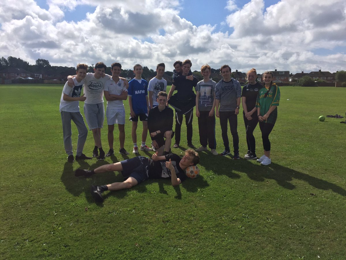 NCSWirralT17's tweet photo. Team 17 ready for their 8 hour sponsored football match for @CCCNHS. They mean business! @YouthFedNCS @NCS #NCSWirral #NCS https://t.co/o86GexdP5Q