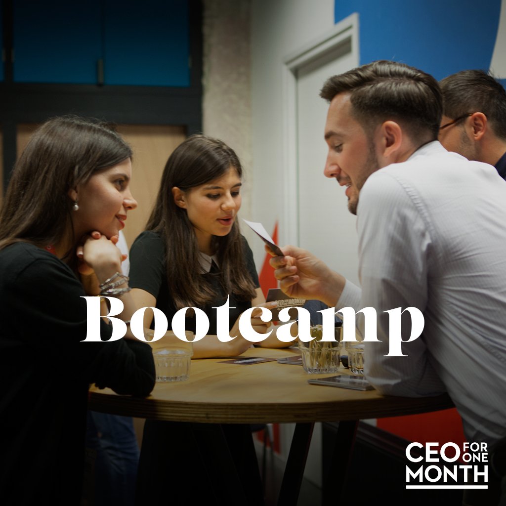 CEOfor1Month's tweet photo. Most of our #CEO1Month candidates have finished their journey today! The time to meet our 10 candidates for the bootcamp is almost here. https://t.co/1dw7OyBVBE