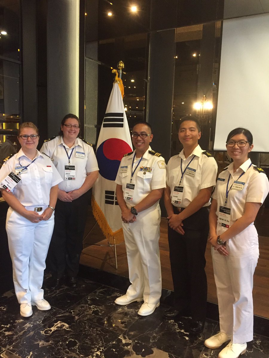 The Escort Officers for the 25th International Youth Sea Festival in #SouthKorea from <a href="/SeaCadetsUK/">Sea Cadets</a> #HongKong #Canada #USA <a href="/Captain_SCC/">Captain Sea Cadets</a>