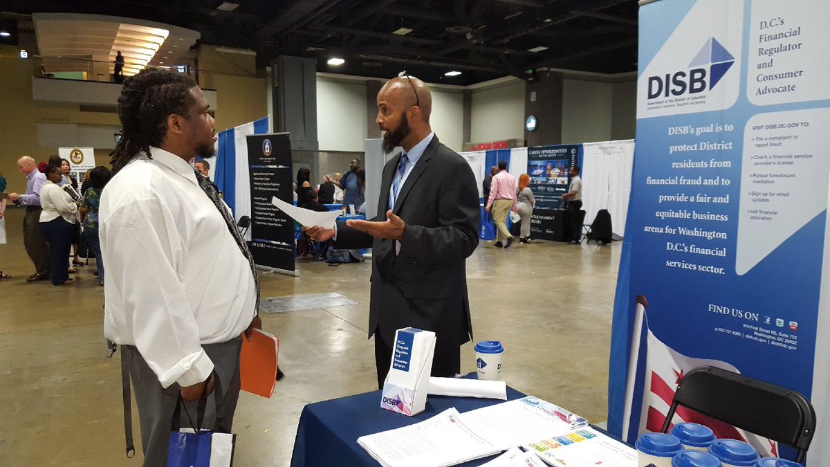 CNNofHR's tweet photo. @DCDISB, HR Officer Ernesto Rodriguez participating at the Annual Congresswoman Elenor Norton's Job Fair representing DISB. August 2017. https://t.co/jdEb2dJtpO