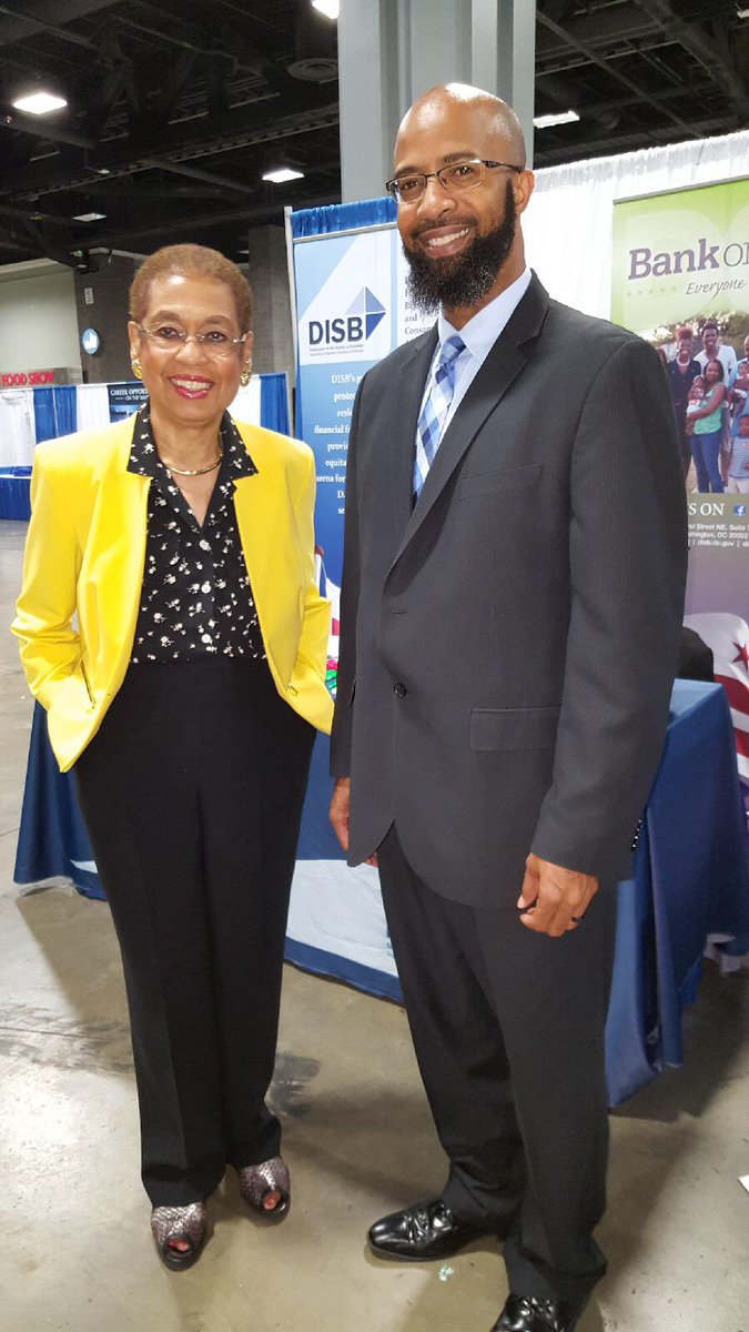 CNNofHR's tweet photo. @DCDISB, HR Officer Ernesto Rodriguez participating at the Annual Congresswoman Elenor Norton's Job Fair representing DISB. August 2017. https://t.co/jdEb2dJtpO
